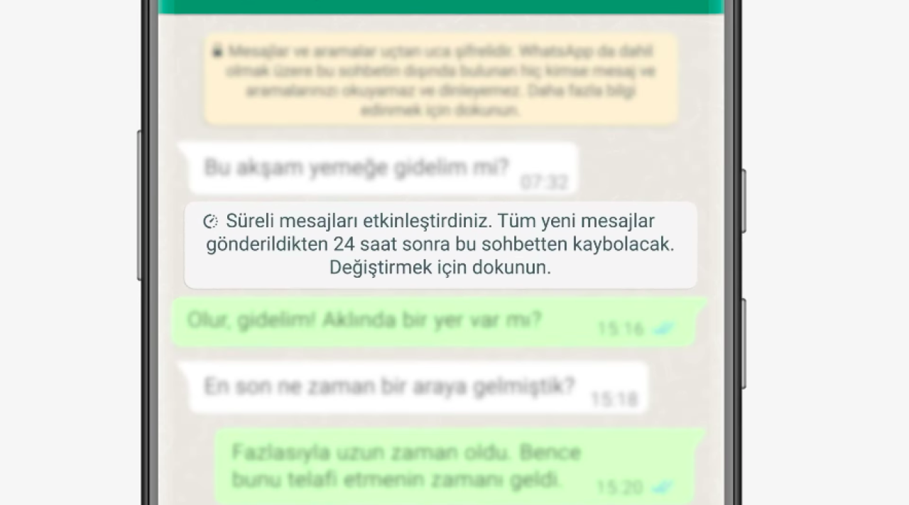 WhatsApp yeni özelliğini duyurdu! Süreli mesajlar nedir,  nasıl kullanılır? 3