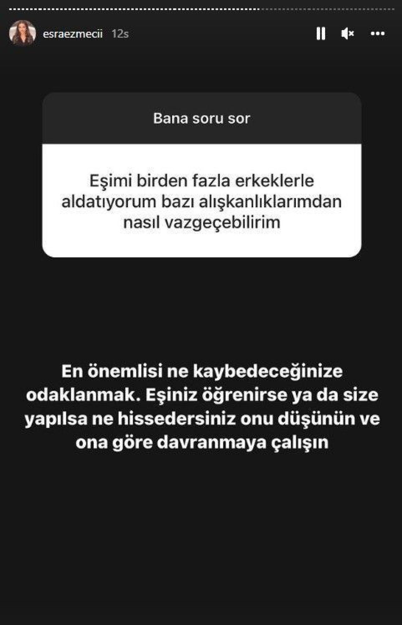 Esra Ezmeci'nin takipçilerinden bomba gibi sorular! Eşini birden fazla erkek ile aldatan kadın,  resmen mide bulandırdı! “Bu alışkanlığımdan nasıl…” 3