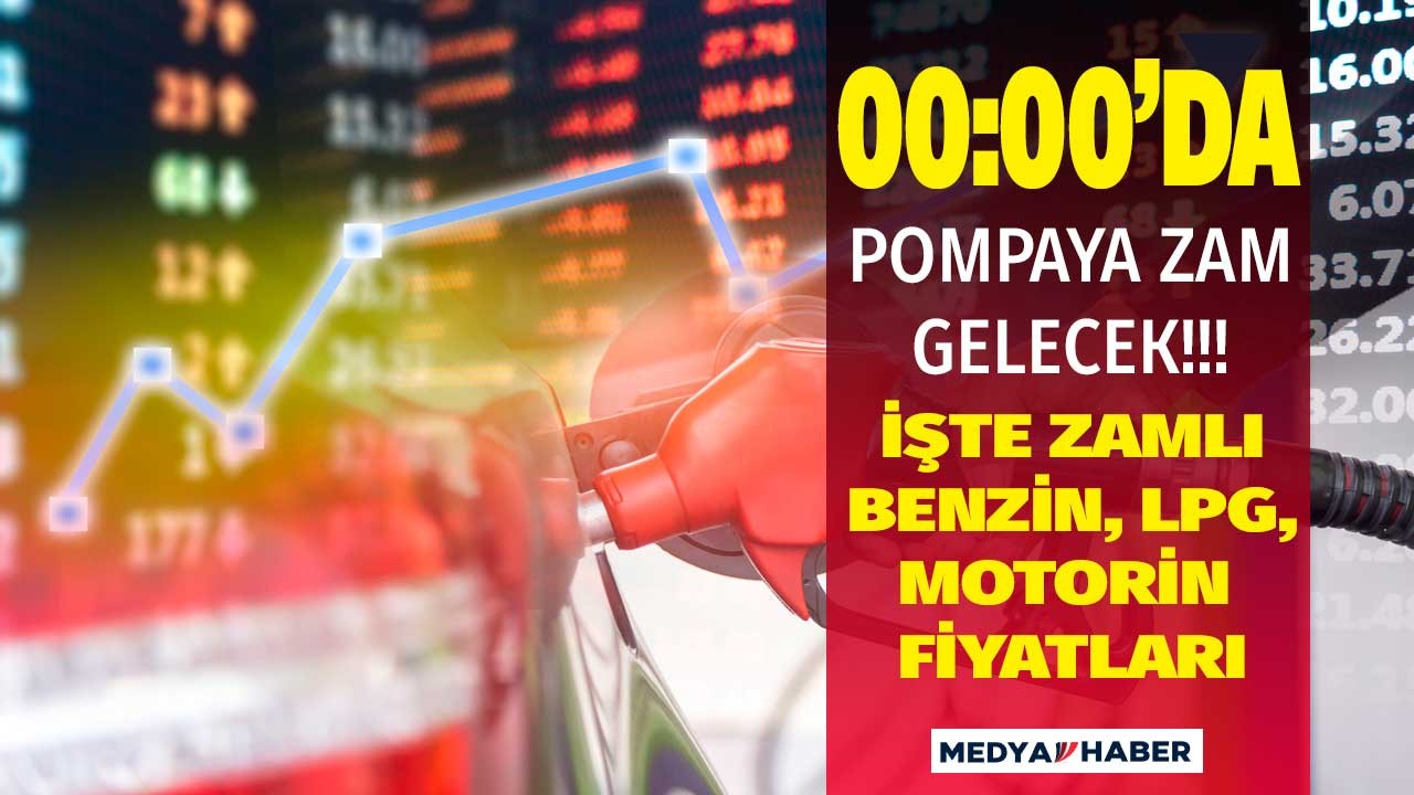 Araç sahipleri bu gece yarısı 00:00 sonrası giden zamlı alacak! Akaryakıta yeni zam haberi geldi benzin,  motorin,  LGP otogaz kaç TL olacak?