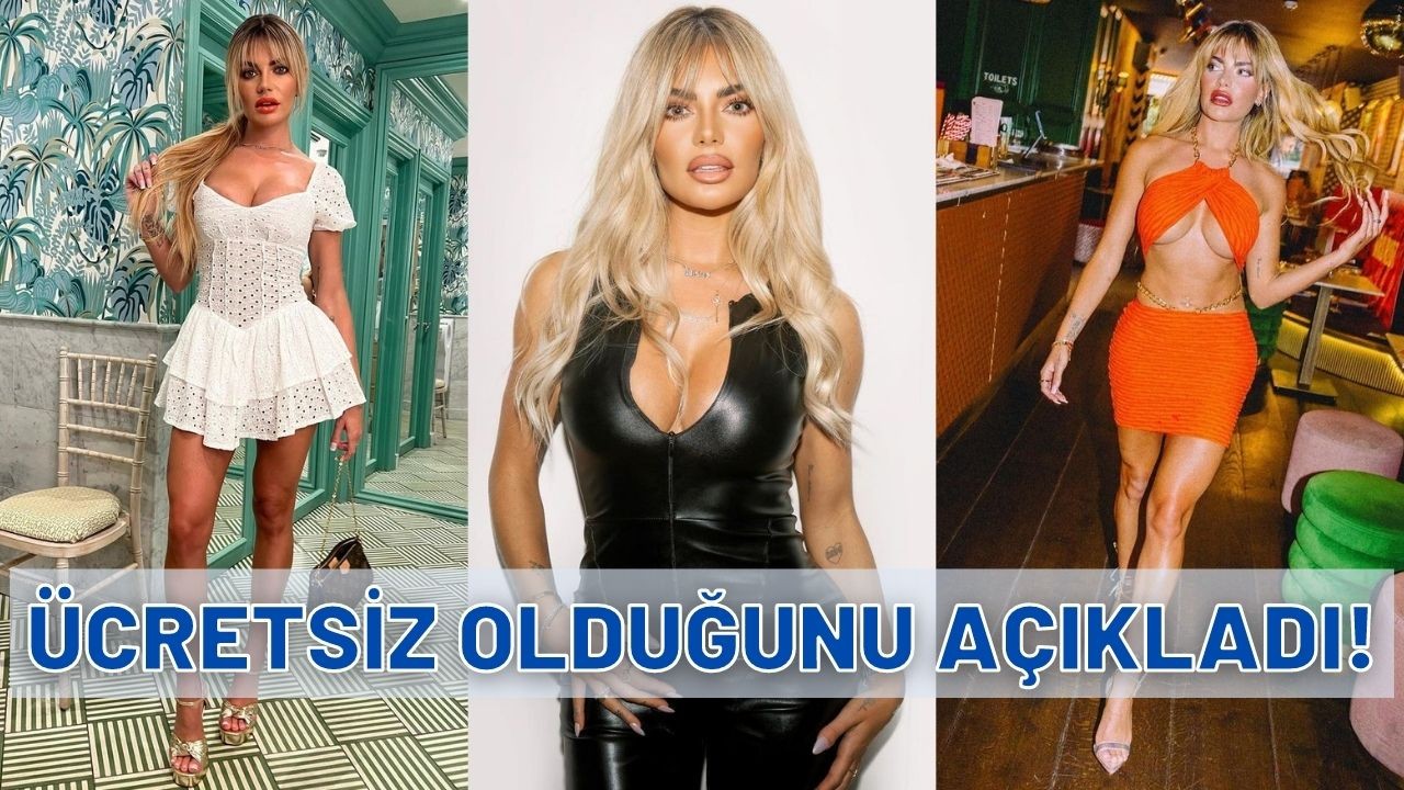 Resmen paraya göre tarife yaptı! OnlyFans yıldızı Megan Barton Hanson müstehcen fotoğraflarını sattığı hesabının ücretsiz halini açtı