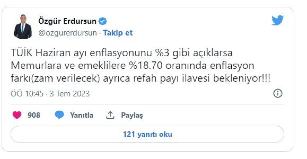 Emekli zammını öğrenmek için 5 Temmuz'u beklemeyin İşte emekli ve memurun en düşük maaşı 2