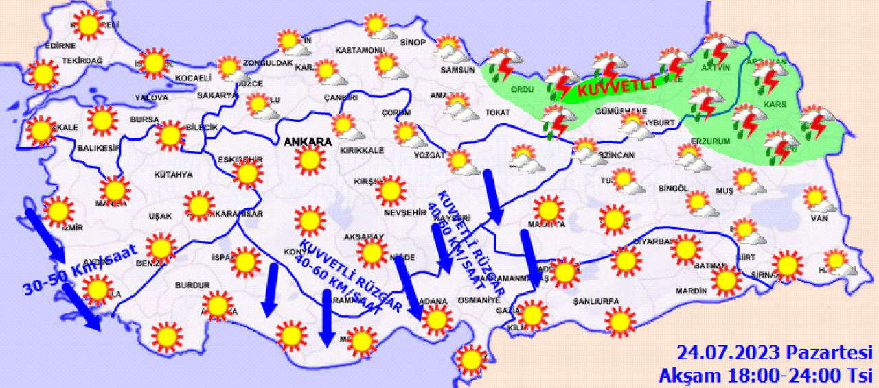 Meteoroloji'den sağanak yağış uyarısı geldi: Türkiye’nin bir yanı kavruluyor bir yanı selle boğuşuyor! İşte bölge bölge hava durumu 4