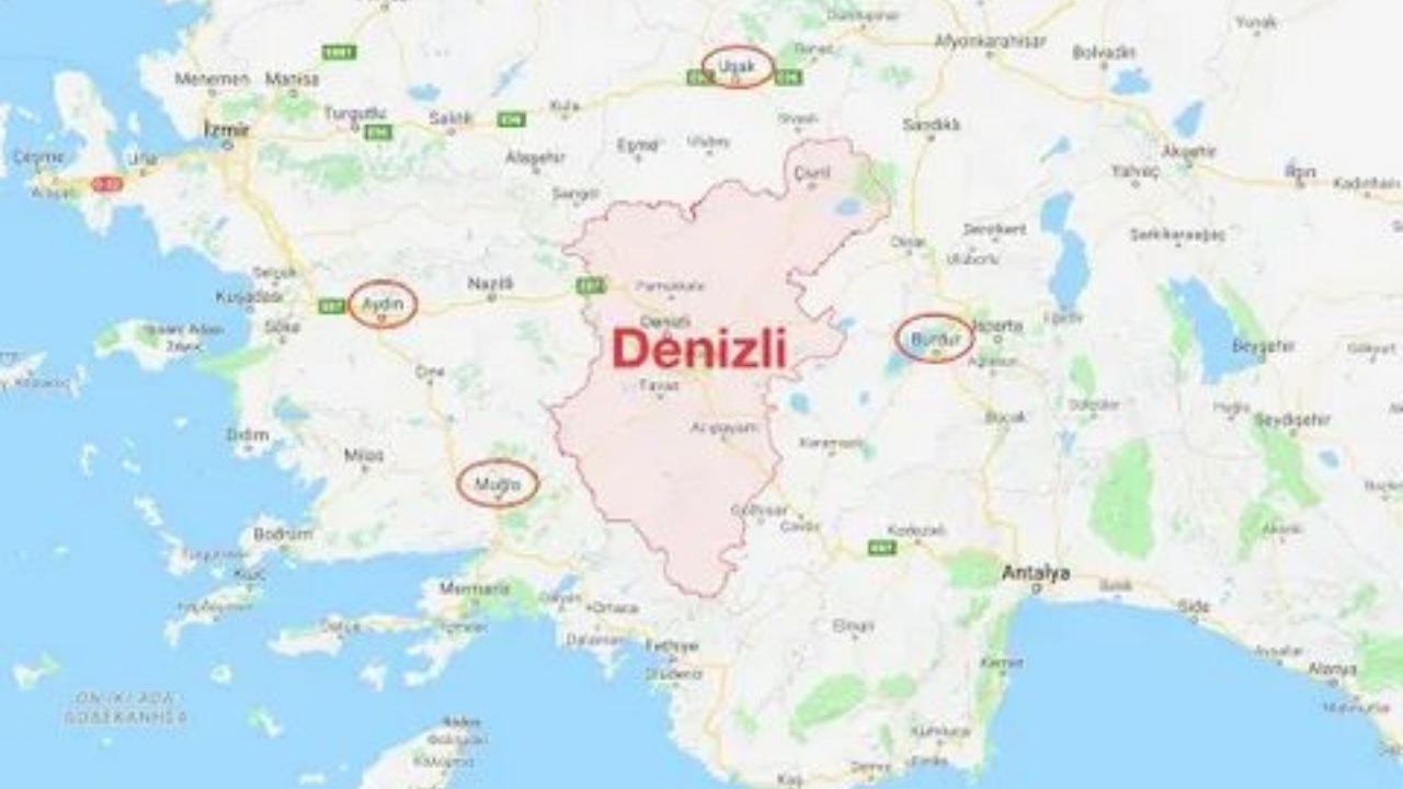 Bölge Genelinde Acil Uyarı: Denizli,  Aydın,  Manisa,  Muğla ve Uşak Etkilenecek!