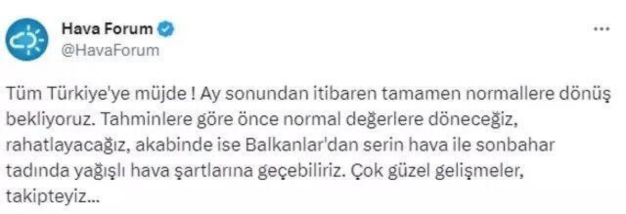 Meteoroloji'den korkutan haritayı paylaştı: Şiddetli kuraklık kapıda! Aşırı sıcakların bitişi için tarih de belli oldu 2