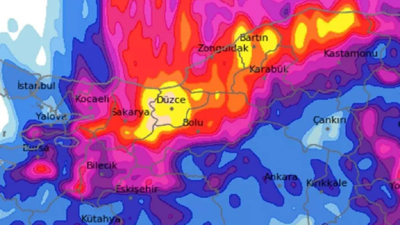 Bursa,  Düzce,  Sakarya,  Kocaeli çevresinde olanlar dikkat! Sarı kod uyarısı geldi. Tam 3 gün sürecek.