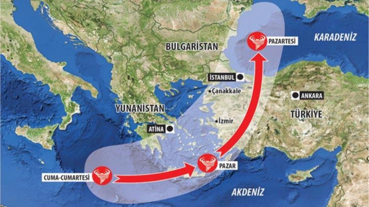 Meteoroloji’den Korkutan Açıklama: Saatte 253km Hızla Gelecek Taş Üstünde Taş Bırakmayacak Ülkeyi Vuracak! İşte Etkilenecek İller ve Tarih