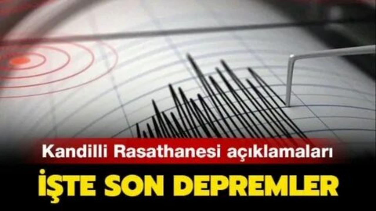 Aydın'da deprem! Son dakika: Aydın'ın Kızıldere bölgesinde deprem oldu!