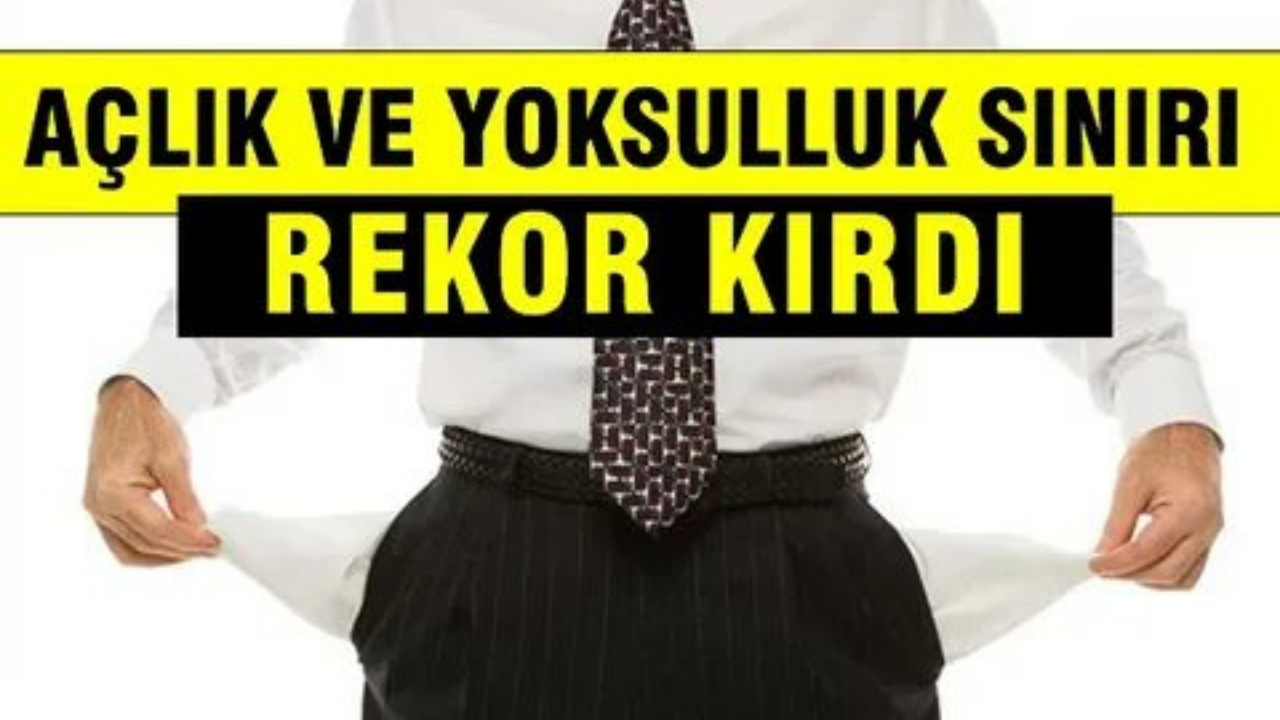 Açlık ve yoksulluk sınırı ağustos’ta rekor kırdı.