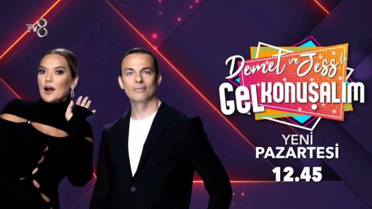 Demet Ve Jess’le Gel Konuşalım” 16 Ekim Pazartesi Tv8’de Başlıyor!