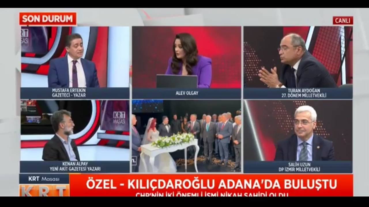 KRT TV Canlı Yayınında Moderatör İle Konuk Arasında Gergin Anlar