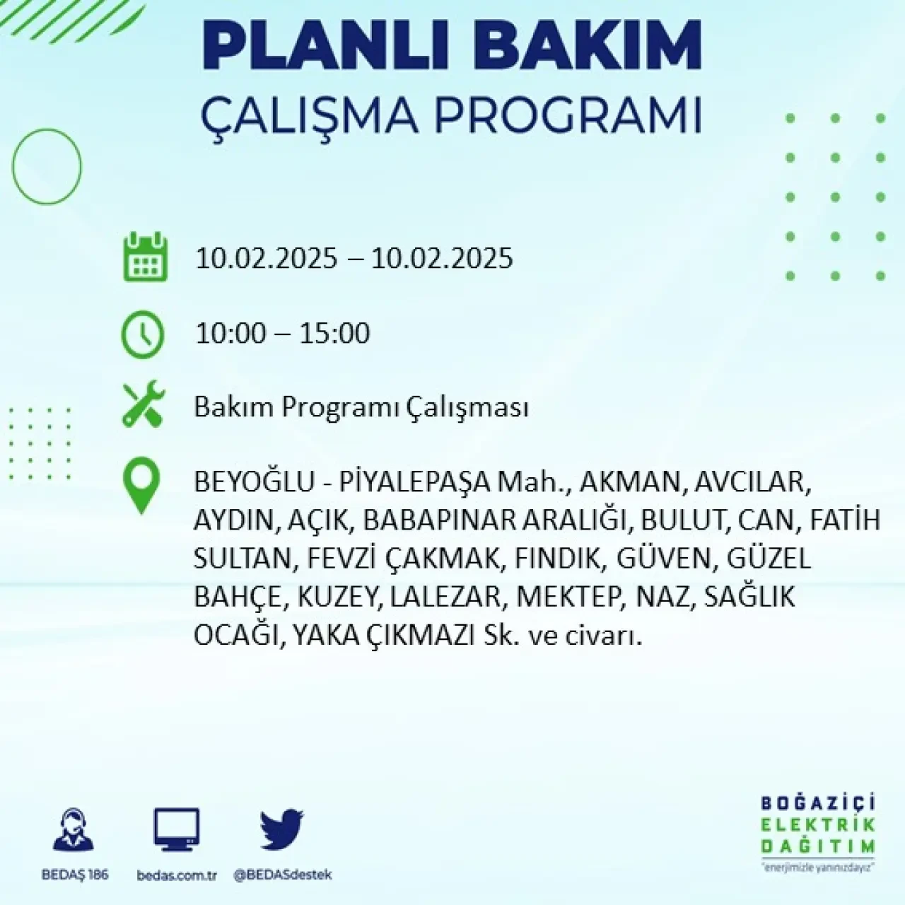 İstanbul'un Bu İlçe ve Sokaklarında Bugün Elektrik Kesintisi Olacak: BEDAŞ Kesintileri Duyurdu 25