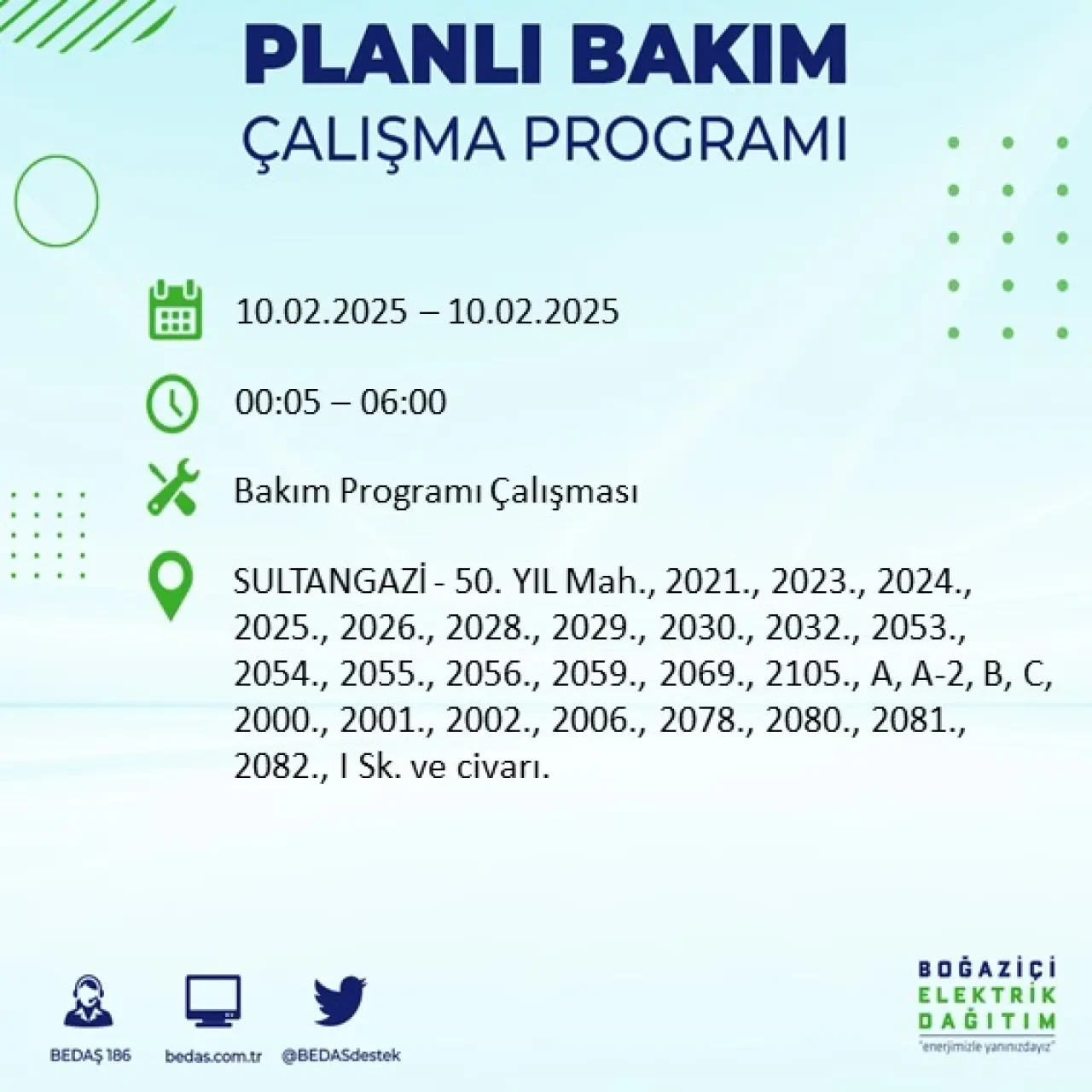 İstanbul'un Bu İlçe ve Sokaklarında Bugün Elektrik Kesintisi Olacak: BEDAŞ Kesintileri Duyurdu 63