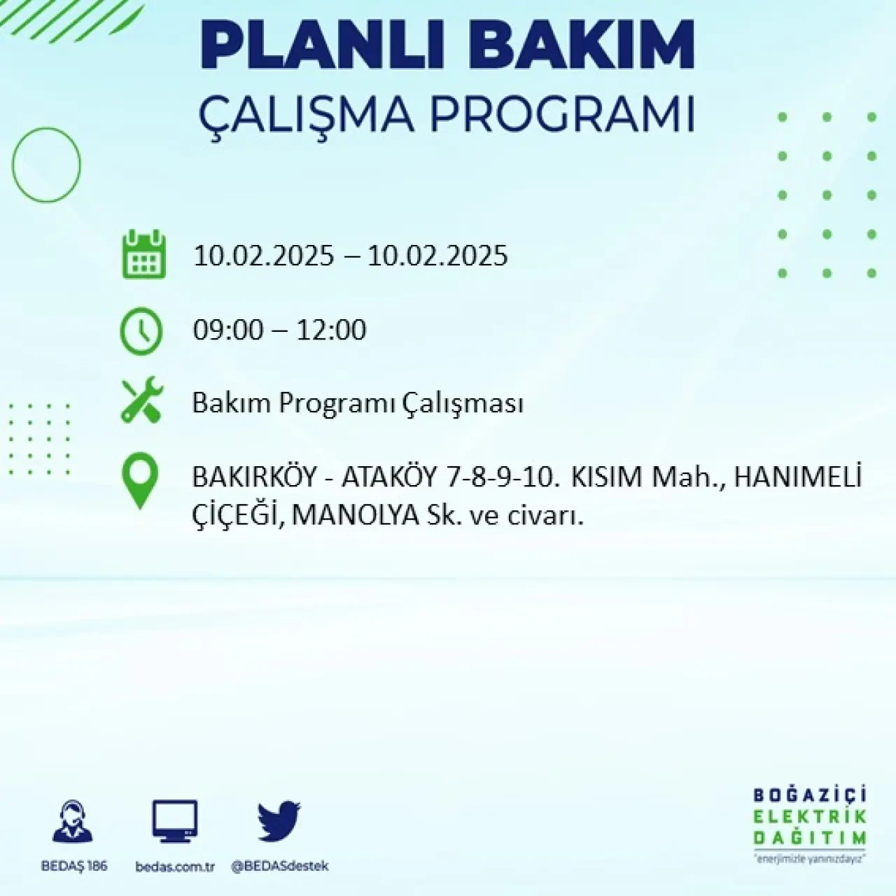 İstanbul'un Bu İlçe ve Sokaklarında Bugün Elektrik Kesintisi Olacak: BEDAŞ Kesintileri Duyurdu 13