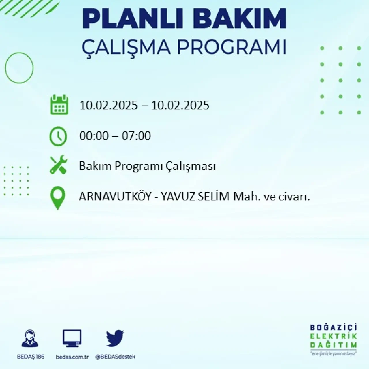 İstanbul'un Bu İlçe ve Sokaklarında Bugün Elektrik Kesintisi Olacak: BEDAŞ Kesintileri Duyurdu 2