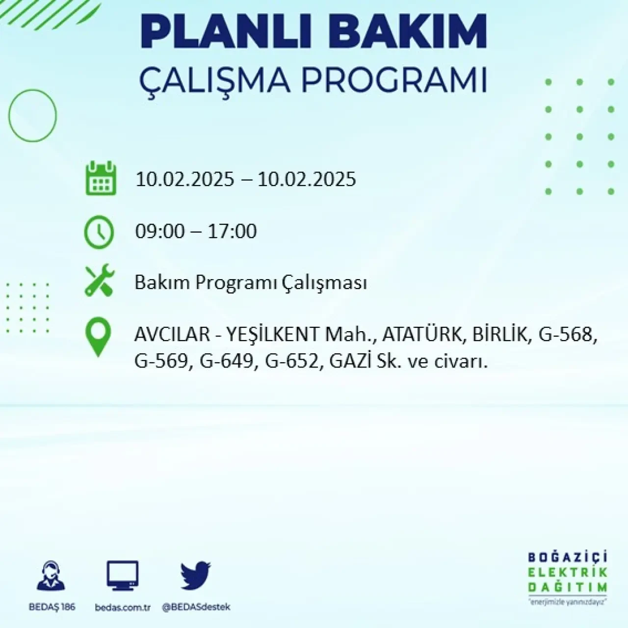 İstanbul'un Bu İlçe ve Sokaklarında Bugün Elektrik Kesintisi Olacak: BEDAŞ Kesintileri Duyurdu 7