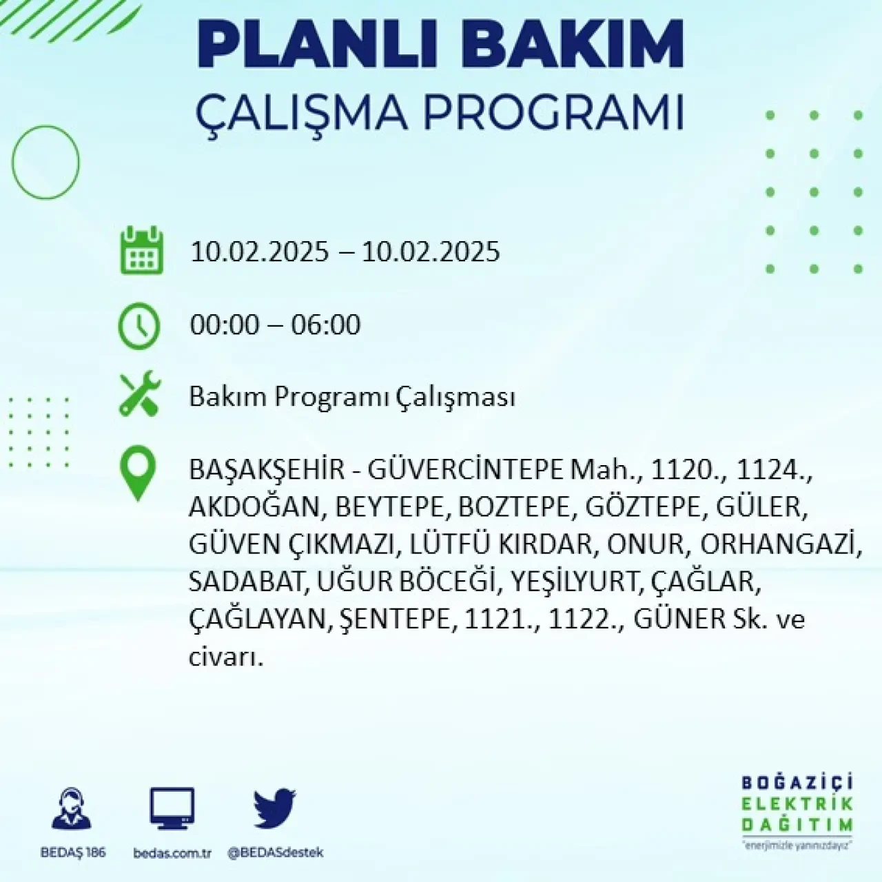 İstanbul'un Bu İlçe ve Sokaklarında Bugün Elektrik Kesintisi Olacak: BEDAŞ Kesintileri Duyurdu 17