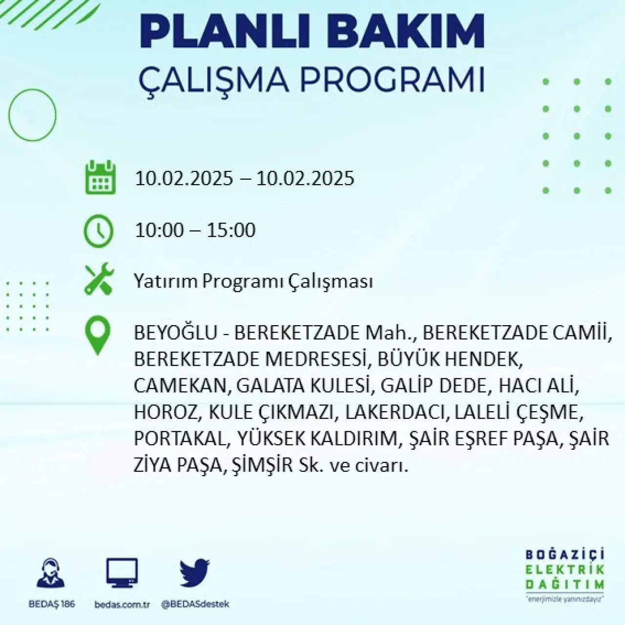 İstanbul'un Bu İlçe ve Sokaklarında Bugün Elektrik Kesintisi Olacak: BEDAŞ Kesintileri Duyurdu 26