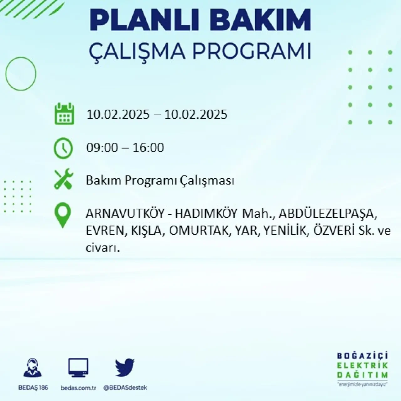 İstanbul'un Bu İlçe ve Sokaklarında Bugün Elektrik Kesintisi Olacak: BEDAŞ Kesintileri Duyurdu 3