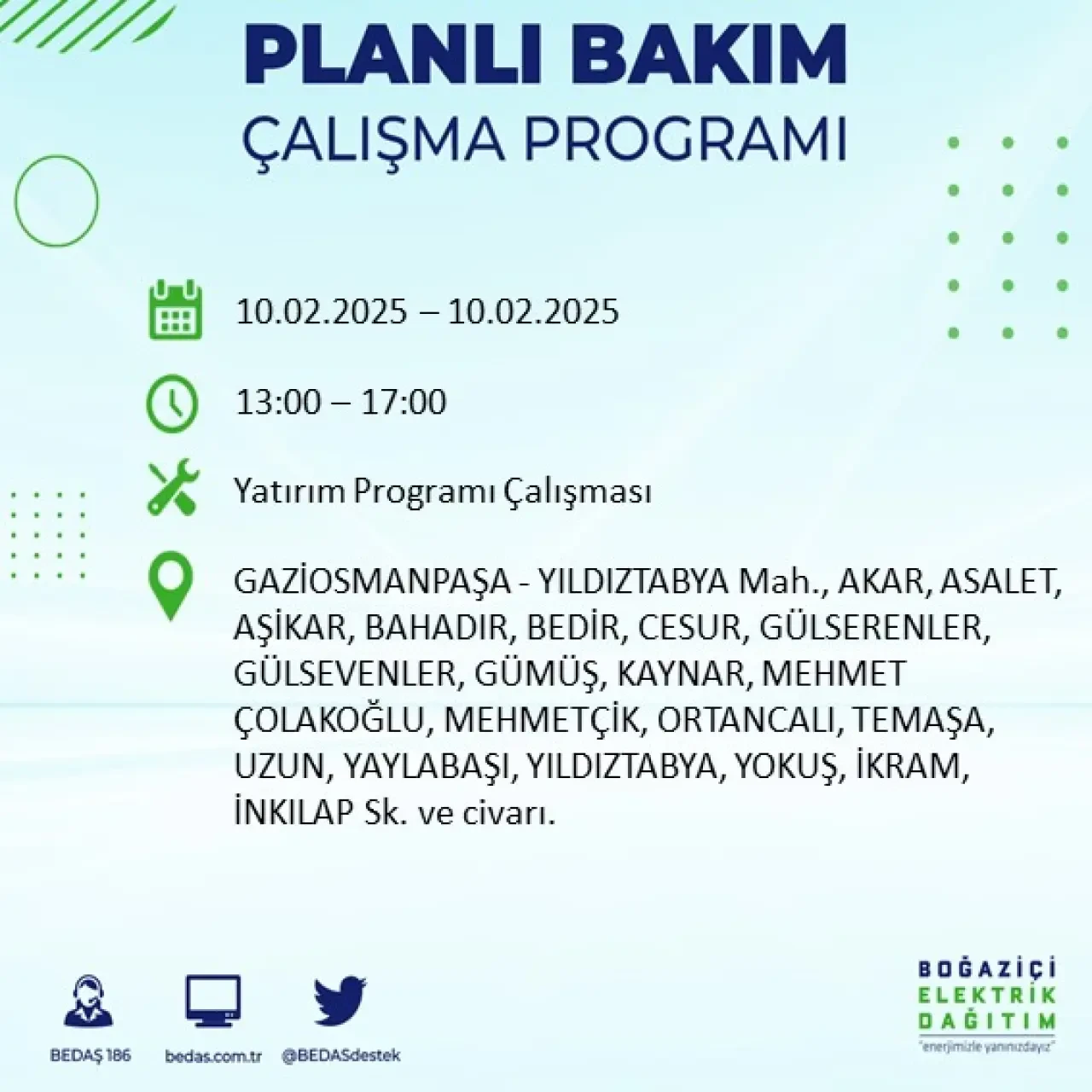 İstanbul'un Bu İlçe ve Sokaklarında Bugün Elektrik Kesintisi Olacak: BEDAŞ Kesintileri Duyurdu 43