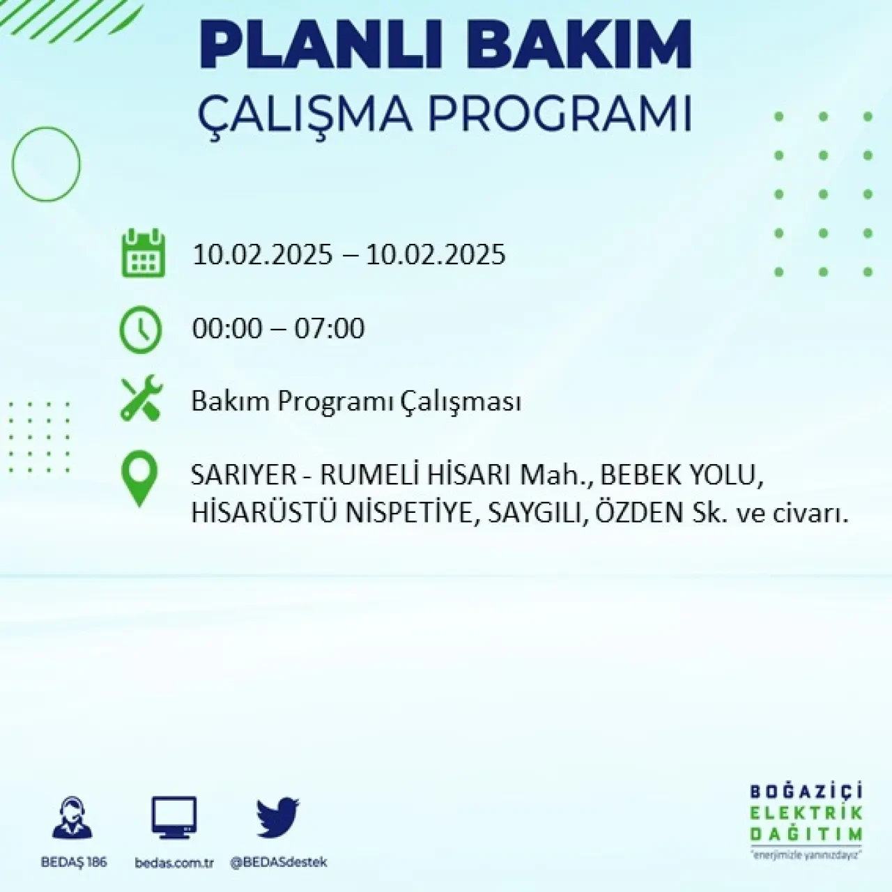 İstanbul'un Bu İlçe ve Sokaklarında Bugün Elektrik Kesintisi Olacak: BEDAŞ Kesintileri Duyurdu 55