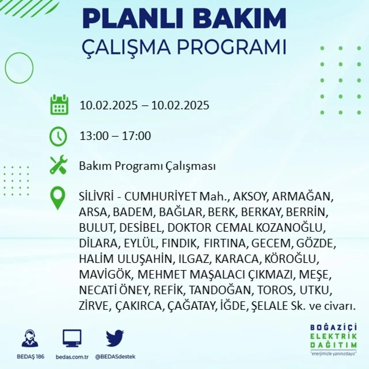 İstanbul'un Bu İlçe ve Sokaklarında Bugün Elektrik Kesintisi Olacak: BEDAŞ Kesintileri Duyurdu 59