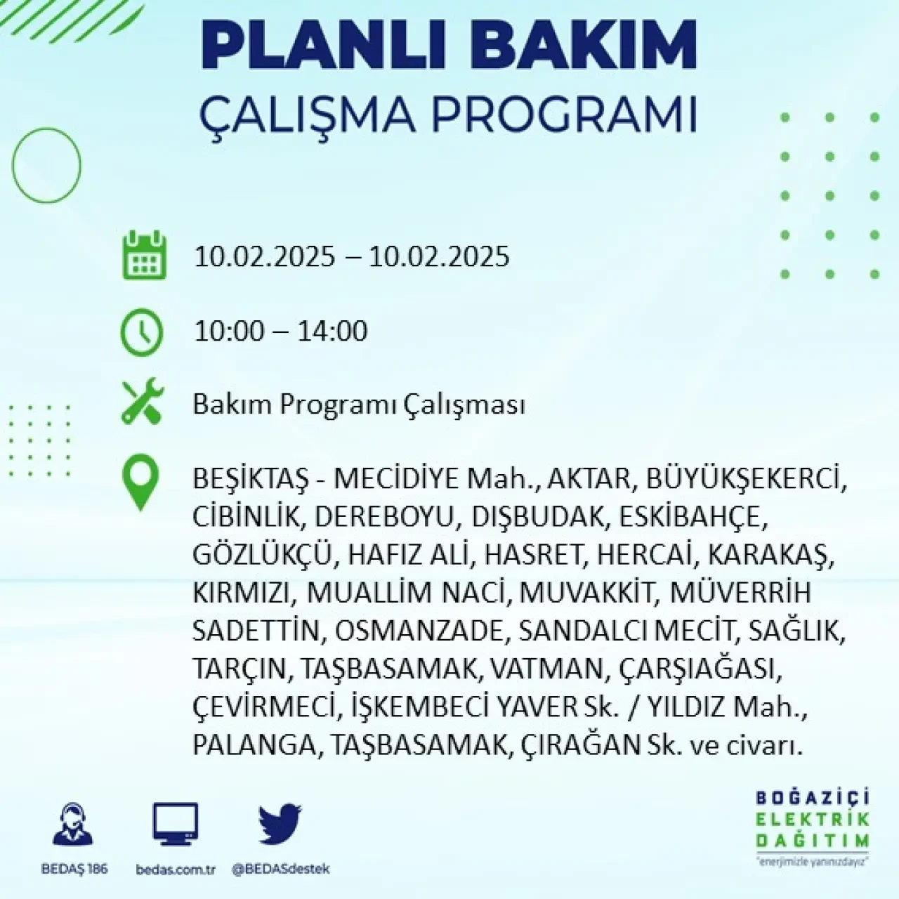 İstanbul'un Bu İlçe ve Sokaklarında Bugün Elektrik Kesintisi Olacak: BEDAŞ Kesintileri Duyurdu 20