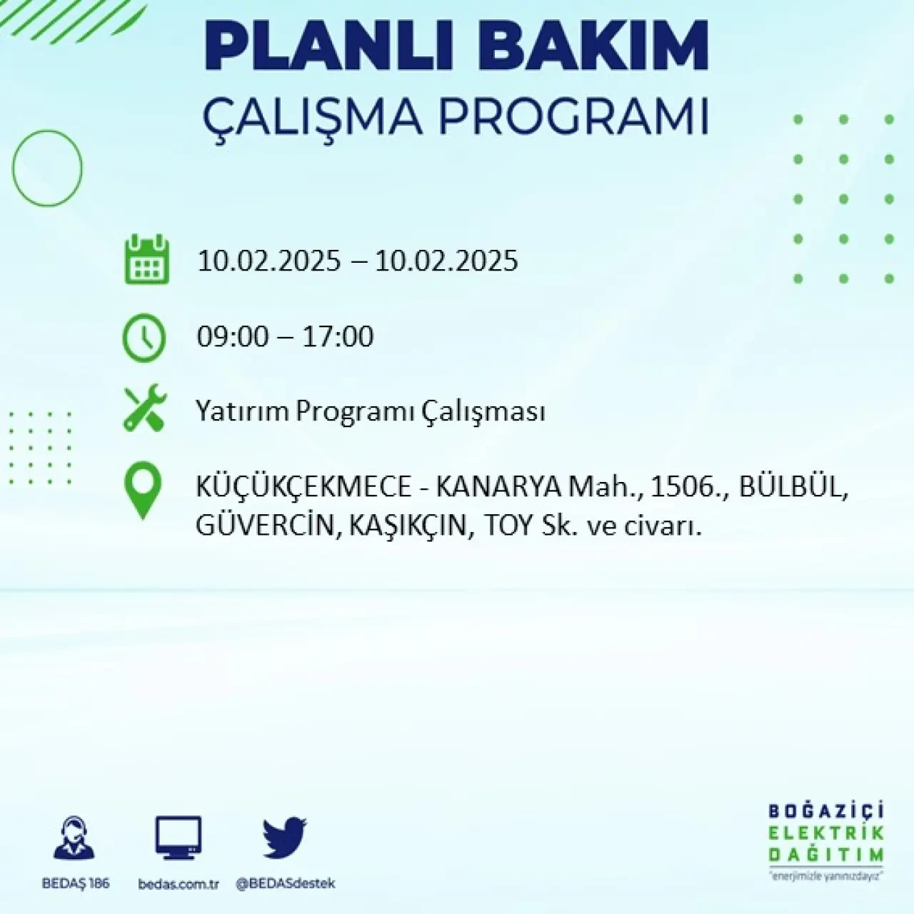 İstanbul'un Bu İlçe ve Sokaklarında Bugün Elektrik Kesintisi Olacak: BEDAŞ Kesintileri Duyurdu 53