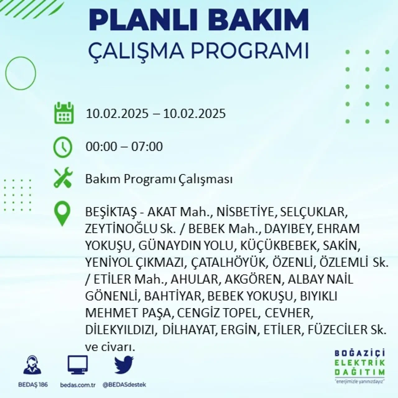 İstanbul'un Bu İlçe ve Sokaklarında Bugün Elektrik Kesintisi Olacak: BEDAŞ Kesintileri Duyurdu 21