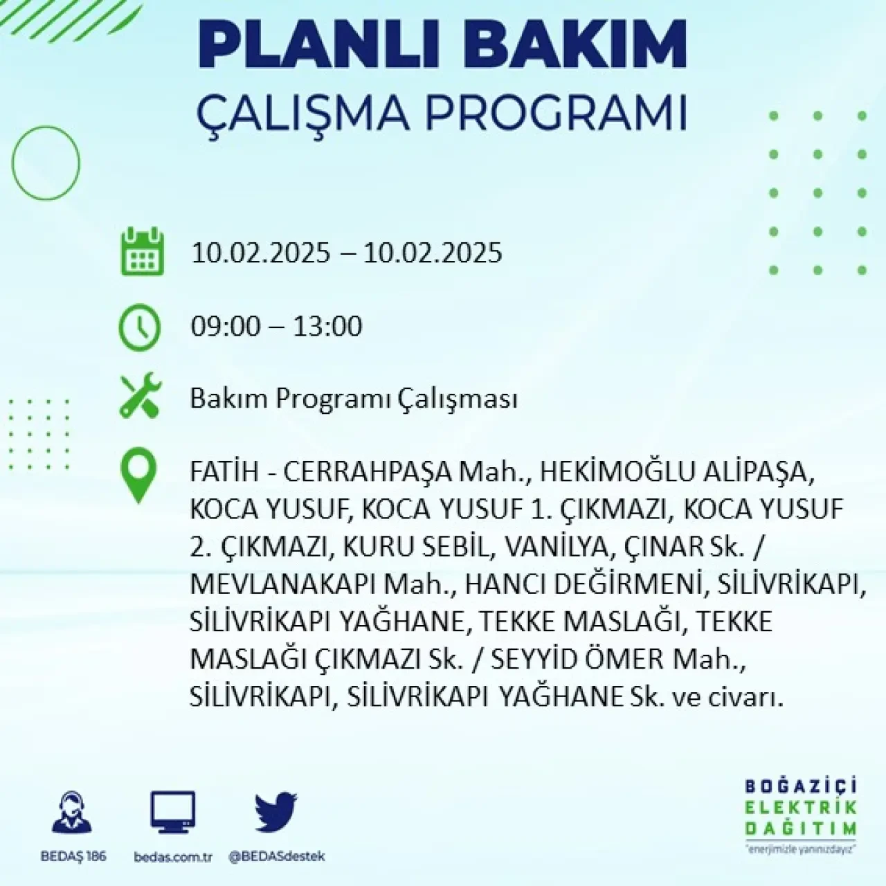 İstanbul'un Bu İlçe ve Sokaklarında Bugün Elektrik Kesintisi Olacak: BEDAŞ Kesintileri Duyurdu 37