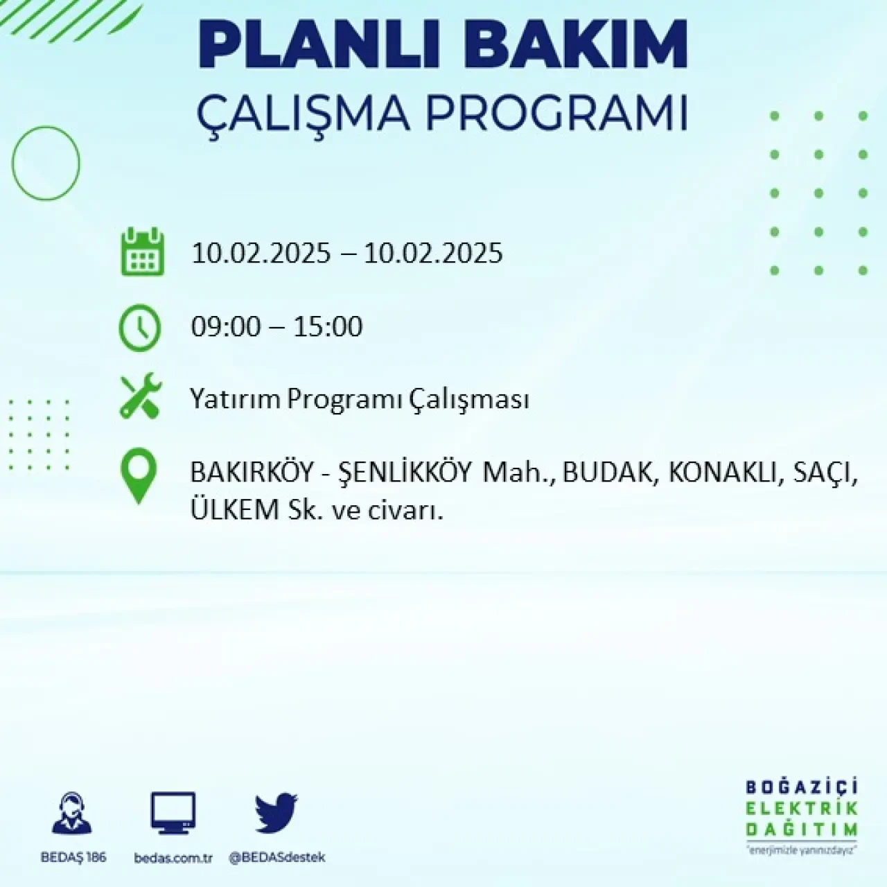 İstanbul'un Bu İlçe ve Sokaklarında Bugün Elektrik Kesintisi Olacak: BEDAŞ Kesintileri Duyurdu 12