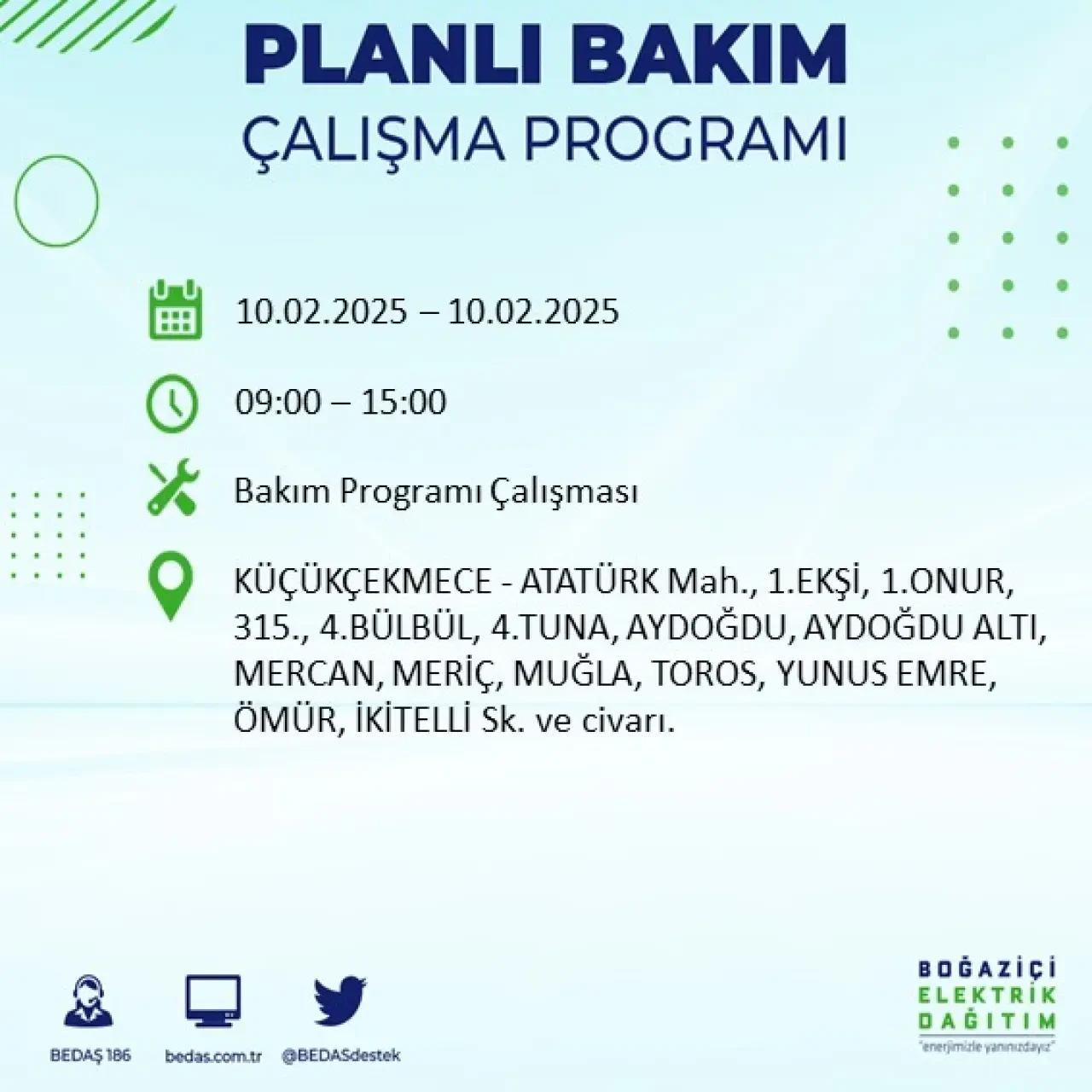 İstanbul'un Bu İlçe ve Sokaklarında Bugün Elektrik Kesintisi Olacak: BEDAŞ Kesintileri Duyurdu 52