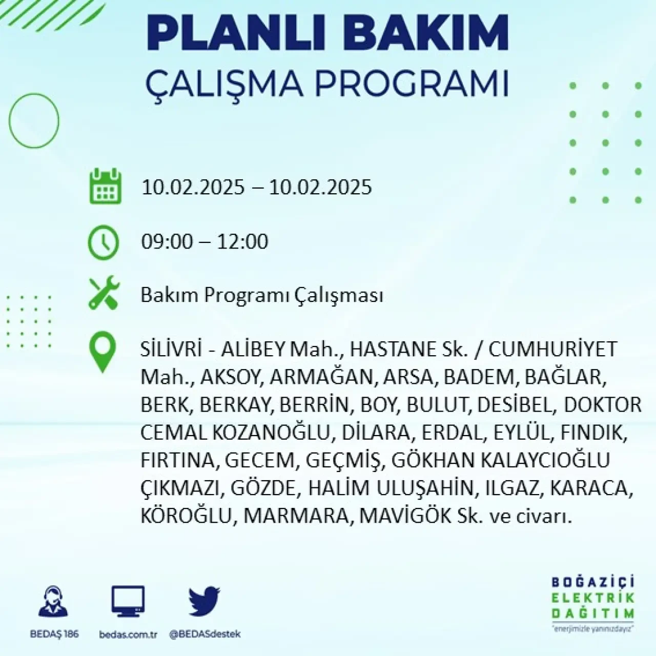 İstanbul'un Bu İlçe ve Sokaklarında Bugün Elektrik Kesintisi Olacak: BEDAŞ Kesintileri Duyurdu 61