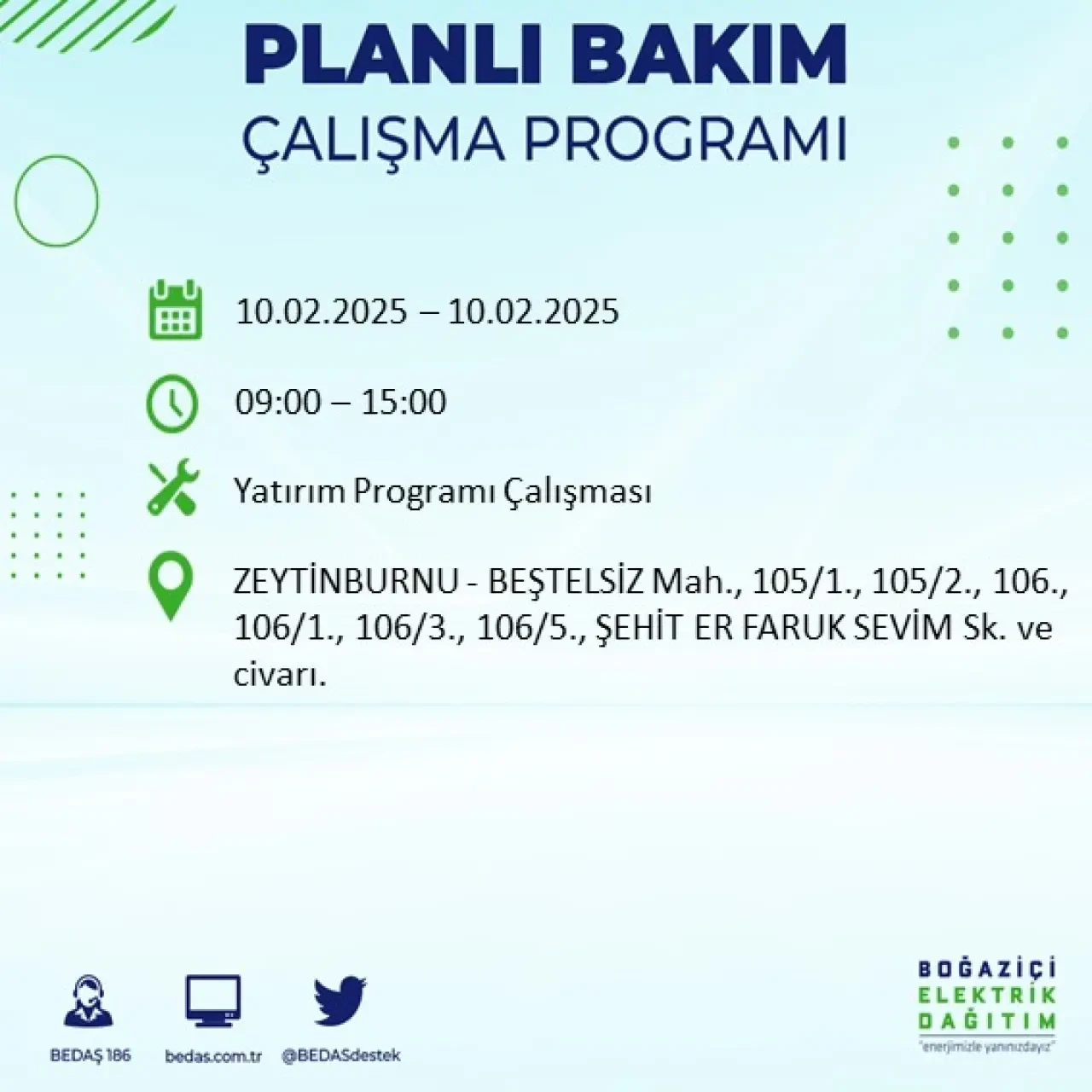 İstanbul'un Bu İlçe ve Sokaklarında Bugün Elektrik Kesintisi Olacak: BEDAŞ Kesintileri Duyurdu 67