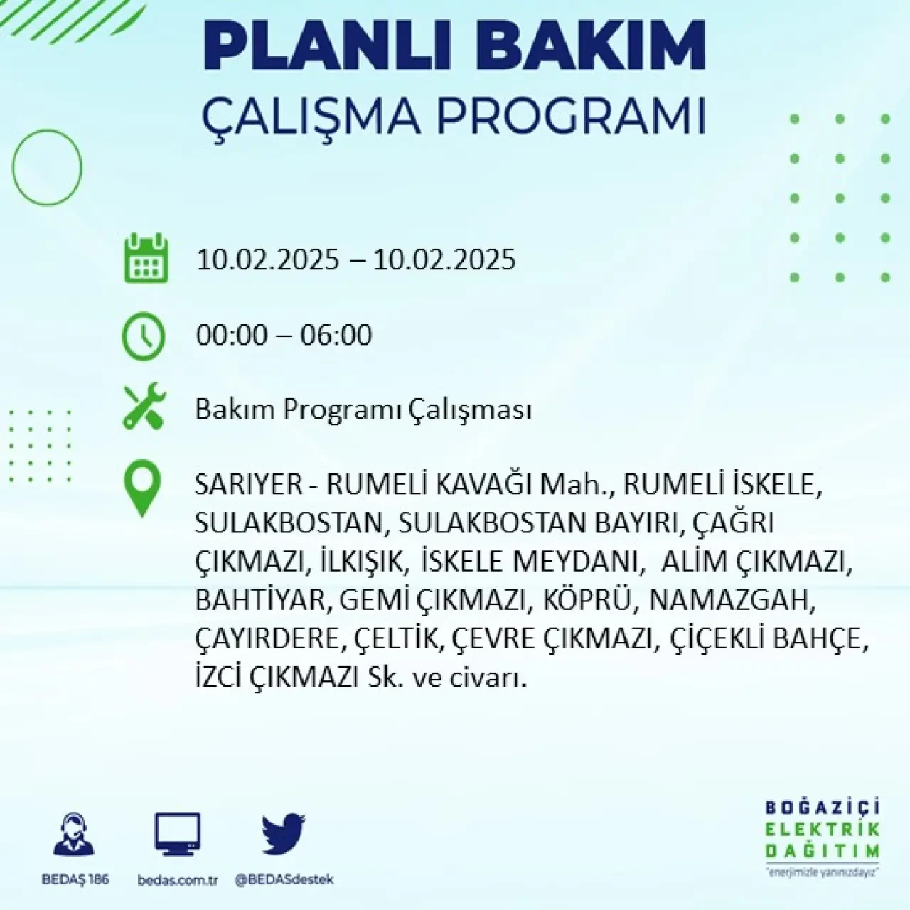 İstanbul'un Bu İlçe ve Sokaklarında Bugün Elektrik Kesintisi Olacak: BEDAŞ Kesintileri Duyurdu 57