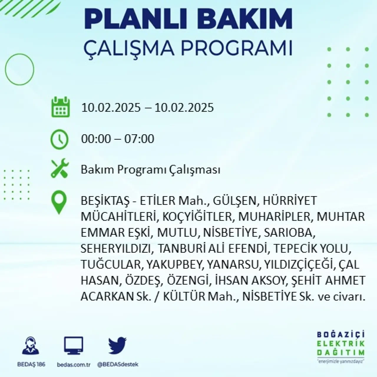 İstanbul'un Bu İlçe ve Sokaklarında Bugün Elektrik Kesintisi Olacak: BEDAŞ Kesintileri Duyurdu 22