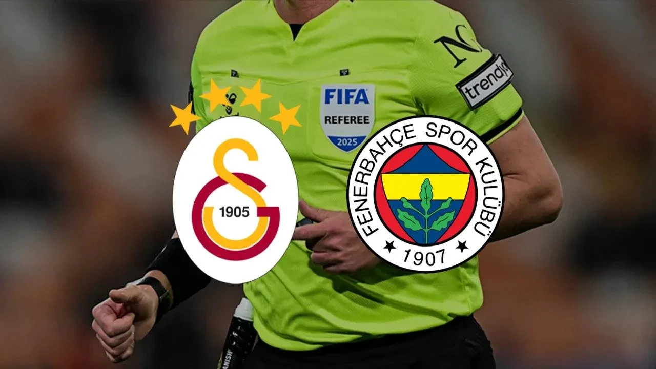 Galatasaray Fenerbahçe Dev Derbisinin Hakemi Resmen Açıklandı