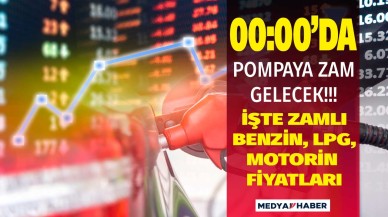 Araç sahipleri bu gece yarısı 00:00 sonrası giden zamlı alacak! Akaryakıta yeni zam haberi geldi benzin,  motorin,  LGP otogaz kaç TL olacak?