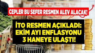 İTO beklenen Ekim ayı enflasyonu rakamını duyurdu 3 haneli enflasyon resmen açıklandı