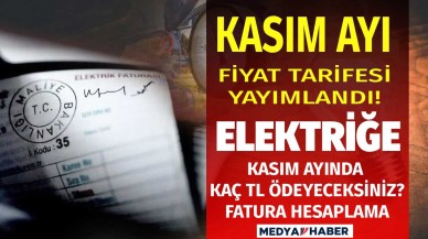 Elektrik faturam ne kadar gelecek diyenler için Kasım ayı tarifesi açıklandı elektriğe zam geldi mi?