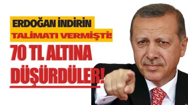 Fiyatları indirin talimatını Erdoğan vermişti Ayçiçek yağı fiyatı uzun süre sonra 70 liranın altına çekildi