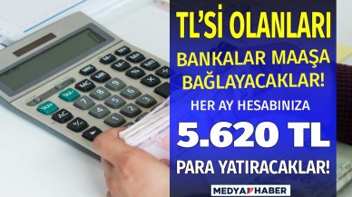 TL'si olanları bankalar maaşa bağlayacak aylık 5.620 TL ödeme sözü verildi