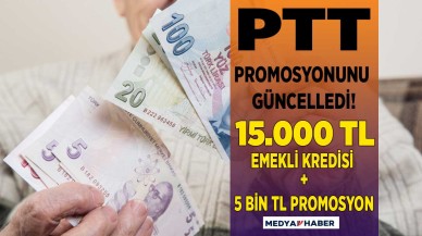 Güncelleme geldi! PTT Emeklilere 5 bin TL promosyon + 15 bin TL kredi toplam 20 bin TL ödeme yapıyor