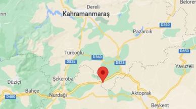 Kahramanmaraş'ta deprem meydana geldi! Şiddeti bakın kaç