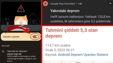 Telefonunuzdaki 'DEPREM ERKEN UYARI SİSTEMİ'hemen açın! Sadece 30 saniyede aktif edin,  depremde hayat kurtarıyor