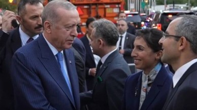 Cumhurbaşkanı Erdoğan’ı ABD’de Hafize Gaye Erkan da Karşıladı