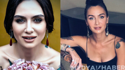 Birce Akalay,  Dekolteli Deri Büstiyeri ile Instagramı Salladı Genç Kızlara Taş Çıkarttı