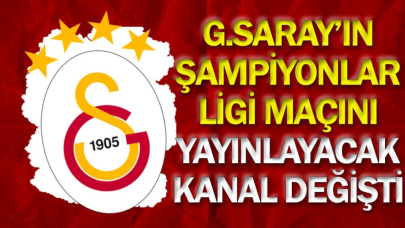 Galatasaray'ın Heyecanla Beklenen Şampiyonlar Ligi Maçının Yayınlanacağı Kanalda Büyük Değişiklik! GS-Olimpija maçı şifreli mi şifresiz mi?