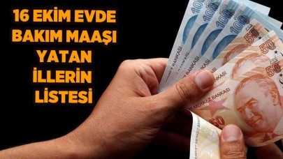 16 Ekim Evde Bakım Maaşı Yatan İllerin Listesi Hesaplarınızı Kontrol Edin! Evde Bakım Maaşı Alanlara 5 Bin TL 100.Yıl İkramiyesi...