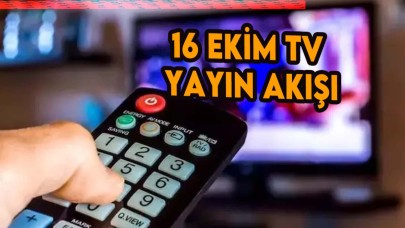 TV'de bugün neler var? 16 Ekim 2023 Pazartesi Atv,  Kanal D,  Show TV,  Star TV,  FOX TV,  TV8 ve TRT 1 yayın akışı