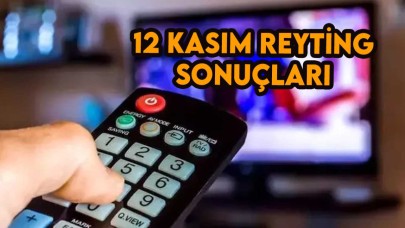 12 Kasım reyting sonuçları: Teşkilat,  Yargı,  Kim Milyoner Olmak İster,  Kirli Sepeti,  MasterChef reyting sıralaması